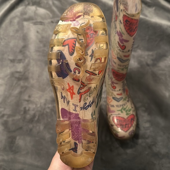 Authentic Coach Poppy Rain Boots - Picture 4 of 5